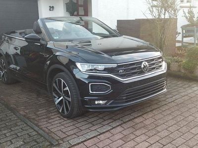 Gebraucht VW T-Roc Cabriolet R-line 150 PS (110 kW) 2020 Schwarz Cabrio