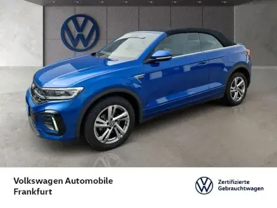 Gebraucht VW T-Roc Cabriolet R-line 150 PS (110 kW) 2023 Blau Cabrio