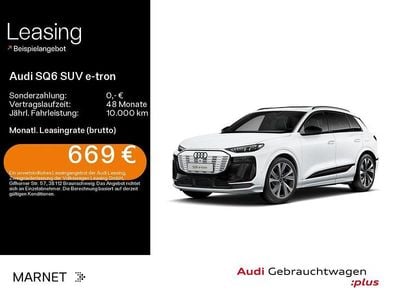 Gletscherweiß metallic Gebraucht 2025 Audi SQ6 e-tron Sport SUV | 77.199 € (Fairer Preis)