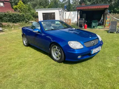 Gebraucht Mercedes SLK230 240 PS (176 kW) 2000 Blau Cabrio