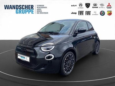 Gebraucht Fiat 500e La Prima 86 kW (118 PS) 2022 Schwarzbeige Kleinwagen