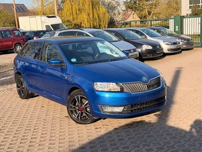 Gebraucht Skoda Rapid Ambition 90 PS (66 kW) 2015 Blau Kleinwagen