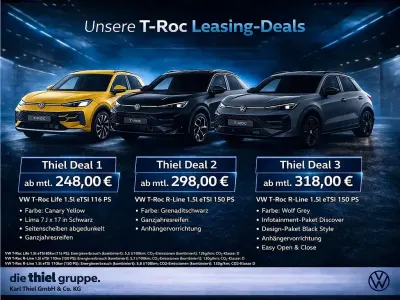 Neu VW T-Roc 116 PS (85 kW) 2026 Schwarz SUV