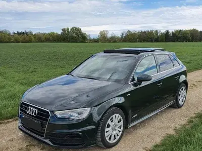 Używany Audi A3 S-Line 184 KM (135 kW) 2014 Zielony Sedan/Limuzyna