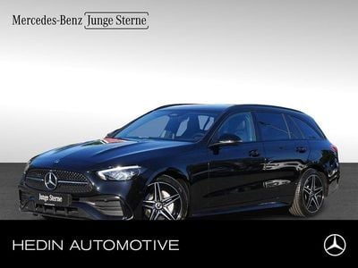 Schwarz Gebraucht 2024 Mercedes C220 AMG Kombi | 40.900 € (Fairer Preis)