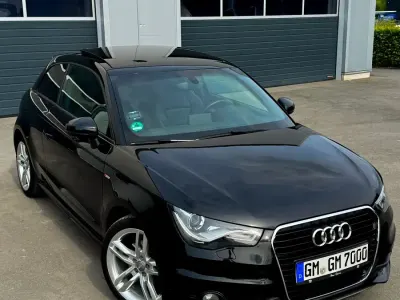 Brugt Audi A1 S-Line 105 HK (77 kW) 2012 Sort Hatchback