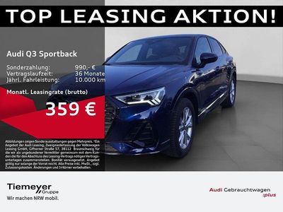Gebraucht Audi Q3 Sportback S-Line 150 PS (110 kW) 2025 Blau SUV