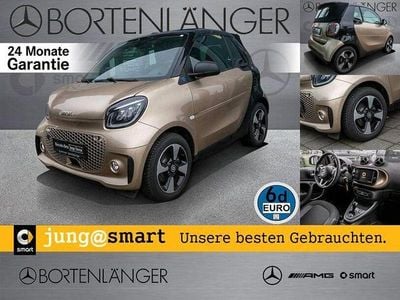 Gold Gebraucht 2023 Smart ForTwo Electric Drive Exclusive Cabrio | 17.233 € (Fairer Preis)
