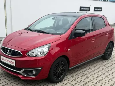 Gebraucht Mitsubishi Space Star Diamant Edition 80 PS (58 kW) 2020 Amarenarot / magicschwarz Kleinwagen