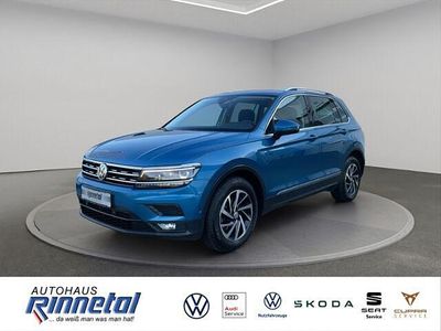 Caribbean blue metallic Gebraucht 2019 VW Tiguan Join SUV | 22.480 € (Fairer Preis)