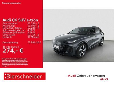 Grau (magnetgrau) Gebraucht 2025 Audi Q6 e-tron S-Line SUV | 65.350 € (Guter Preis)