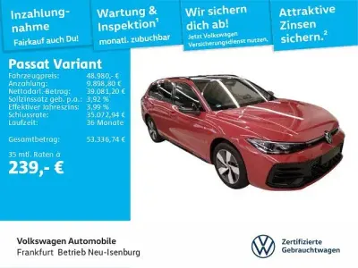 Gebraucht VW Passat R-line 272 PS (200 kW) 2025 Chilirot metallic/grenadillsch Kombi
