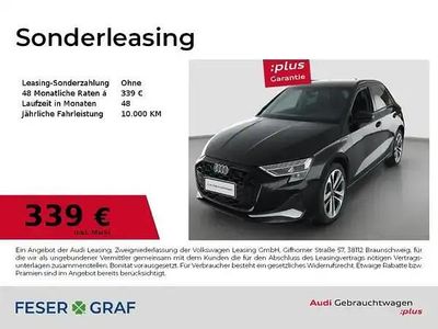 Mythosschwarz metallic Gebraucht 2025 Audi A3 Ambiente Limousine | 39.990 € (Fairer Preis)