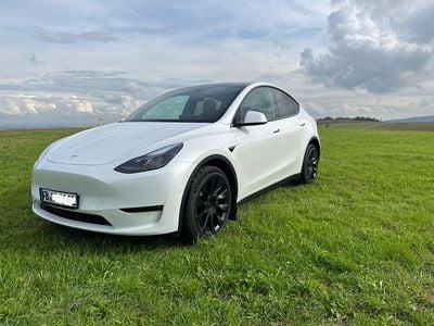 Gebraucht Tesla Model Y Long Range AWD 378 kW (514 PS) 2022 Weiß SUV
