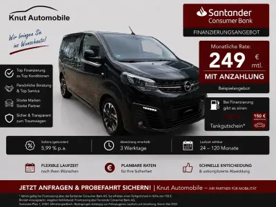 Gebraucht Opel Zafira Life Edition 150 PS (110 kW) 2020 Schwarz Van / Kleinbus