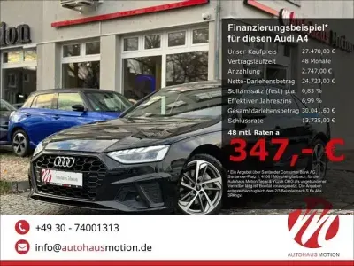 Używany Audi A4 Ambiente 204 KM (150 kW) 2021 Czarny Sedan/Limuzyna