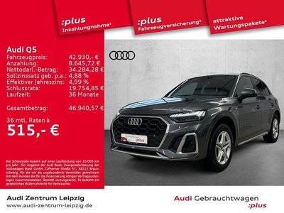 Grau Gebraucht 2022 Audi Q5 Business SUV | 42.930 € (Etwas zu teuer)