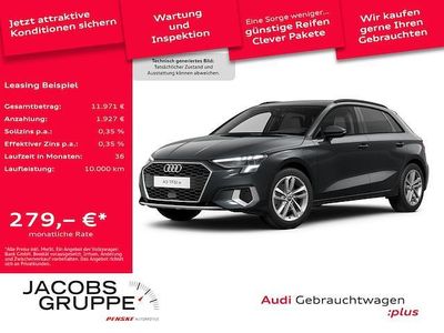 Manhattangrau metallic Gebraucht 2024 Audi A3 Sportback e-tron Advanced Plus Kleinwagen | 33.487 € (Teuer)