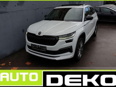 Weiß Gebraucht 2022 Skoda Kodiaq SportLine SUV | 30.870 € (Teuer)