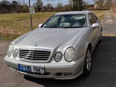 Gebraucht Mercedes CLK200 Elegance 136 PS (100 kW) 2000 Silber Coupé