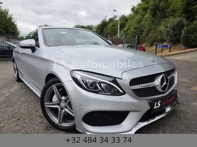 Gebraucht Mercedes C220 AMG line 170 PS (125 kW) 2017 Silber Cabrio