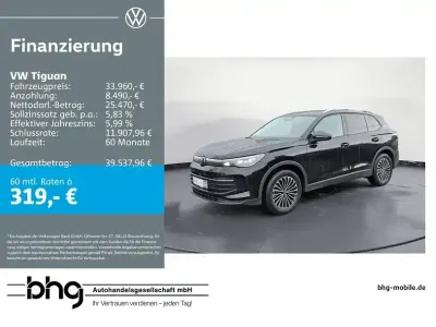 Brugt VW Tiguan Life 150 HK (110 kW) 2025 Sort SUV