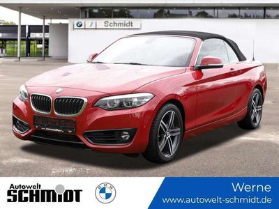 gebraucht BMW 218 i Cabrio Sport Line Aut NaviProf RFK GARANTIE