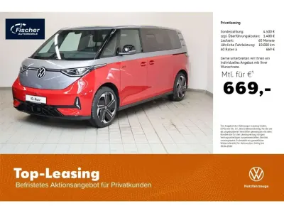 Neu VW ID. Buzz GTX 250 kW (340 PS) 2026 Monosilber/ kirschrot Van / Kleinbus