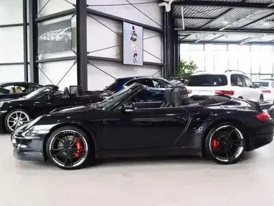 Gebraucht Porsche 997 Turbo 549 PS (403 kW) 2008 Schwarz Cabrio