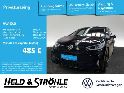 Gebraucht VW ID.3 GTX 239 kW (326 PS) 2025 Grenadillschwarz metallic (metallic) Kleinwagen