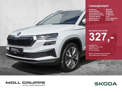 Gebraucht Skoda Karoq Style 150 PS (110 kW) 2023 Moonweiß perleffekt (metallic) SUV