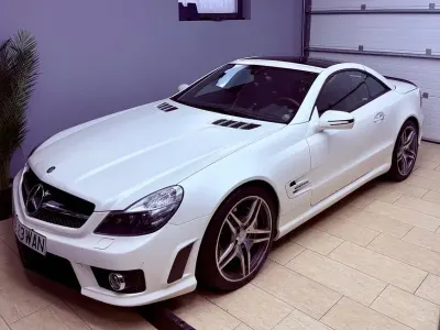 Gebraucht Mercedes SL63 AMG AMG 525 PS (386 kW) 2009 Weiß Cabrio