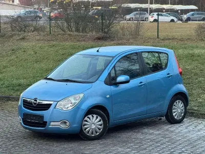 Gebraucht Opel Agila Edition 68 PS (50 kW) 2009 Blau Kleinwagen