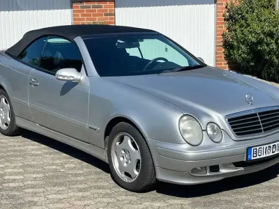 Gebraucht Mercedes CLK200 Elegance 136 PS (100 kW) 2000 Silber Cabrio