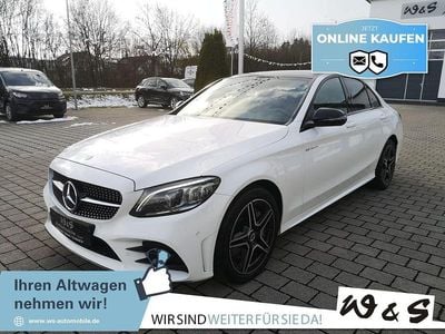Gebraucht Mercedes C400 AMG line 333 PS (244 kW) 2019 Polarweiss  unilack Limousine