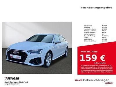 Gletscherweiß metallic Gebraucht 2022 Audi A4 S-Line Kombi | 39.480 € (Teuer)