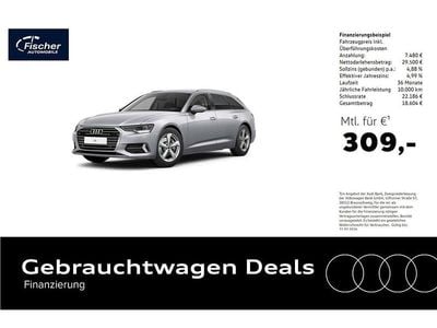 Silber Gebraucht 2022 Audi A6 Sport Kombi | 36.980 € (Guter Preis)