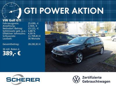 Gebraucht VW Golf VIII GTI 245 PS (180 kW) 2022 Deep black perleffekt (metallic) Limousine