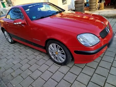 Gebraucht Mercedes SLK200 163 PS (119 kW) 2001 Rot Cabrio