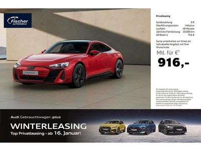 Rot Gebraucht 2024 Audi e-tron GT quattro Sport Limousine | 97.980 € (Fairer Preis)