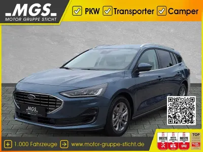 Neu Ford Focus Titanium 155 PS (114 kW) 2025 Chrome blue metallic Limousine