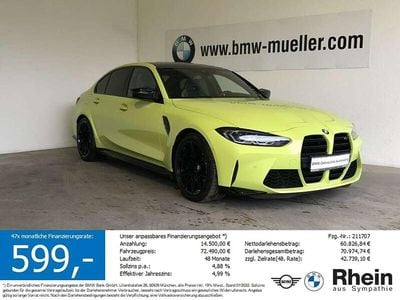 Second-hand BMW M3 Competition Edition 510 CP (375 kW) 2022 Galben Berlinǎ