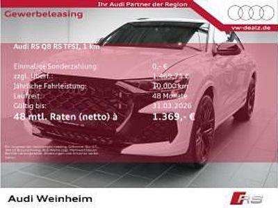 Neu Audi RS Q8 Comfort 600 PS (441 kW) 2025 Weiß (gletscherweiß metallic) SUV