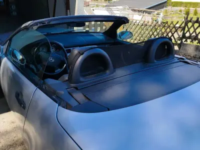 Usata Mercedes SLK200 136 CV (100 kW) 1999 Argento Cabrio