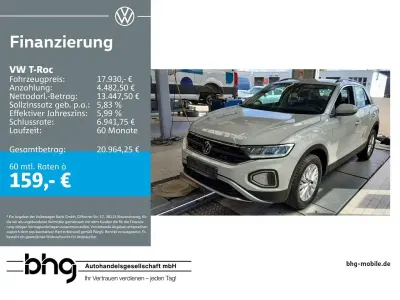 Gebraucht VW T-Roc Life 110 PS (80 kW) 2022 Grau SUV