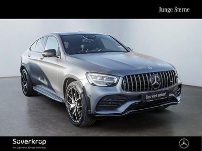 Grau Gebraucht 2021 Mercedes GLC400d AMG Coupé | 53.440 € (Fairer Preis)