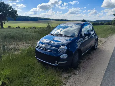 Gebraucht Fiat 500C Lounge 69 PS (50 kW) 2019 Blau Cabrio