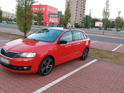 Gebraucht Skoda Rapid 122 PS (89 kW) 2014 Rot Kleinwagen
