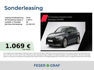 Ny Audi RS3 Competition 400 HK (294 kW) 2026 Grå Sedan