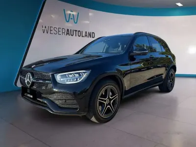 Gebraucht Mercedes GLC400d AMG line 330 PS (242 kW) 2021 Schwarz  unilack SUV